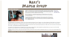 Desktop Screenshot of bartsmaplesyrup.the-soap-dish.com