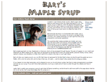 Tablet Screenshot of bartsmaplesyrup.the-soap-dish.com